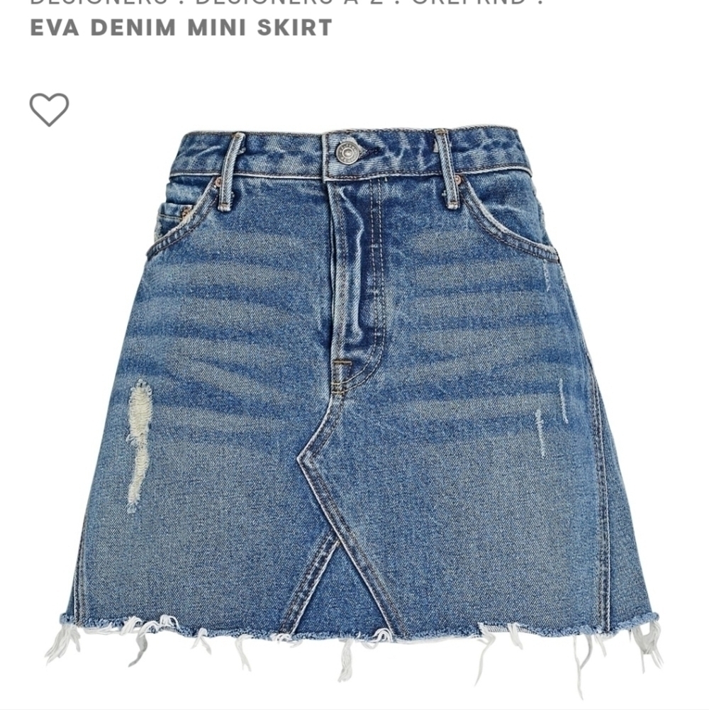 Revolve GRLFRND Eva High Rise Mini Skirt